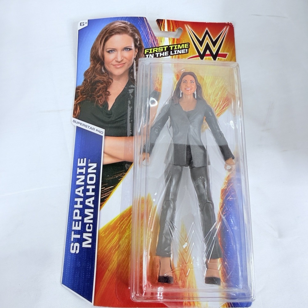 WWE Basic Stephanie McMahon Superstar 40 First Time In The Line Wrestling Figure